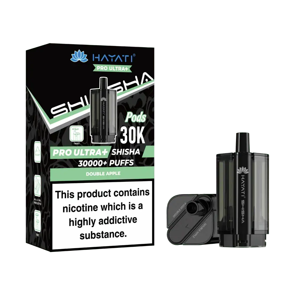 Hayati® Pro Ultra+ Shisha 30000+ Pod (5mg)