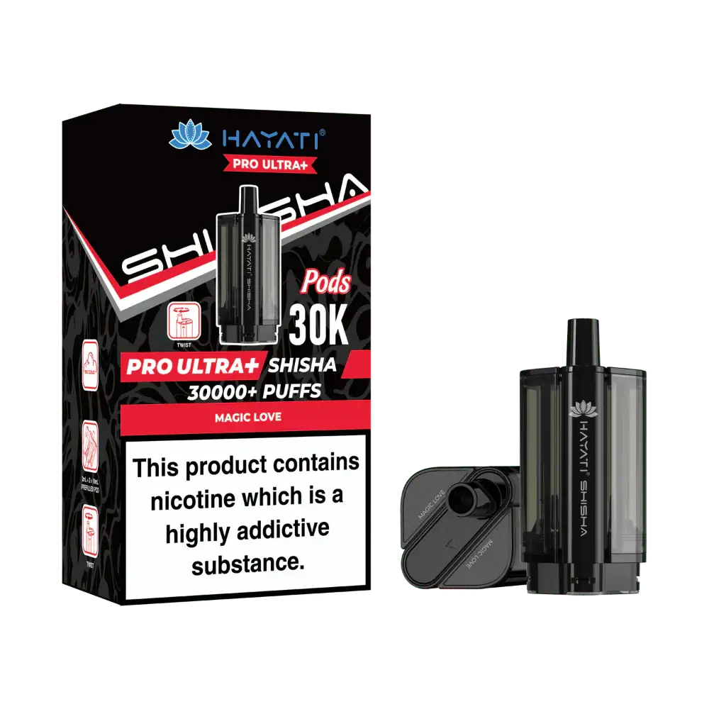 Hayati® Pro Ultra+ Shisha 30000+ Pod (5mg)