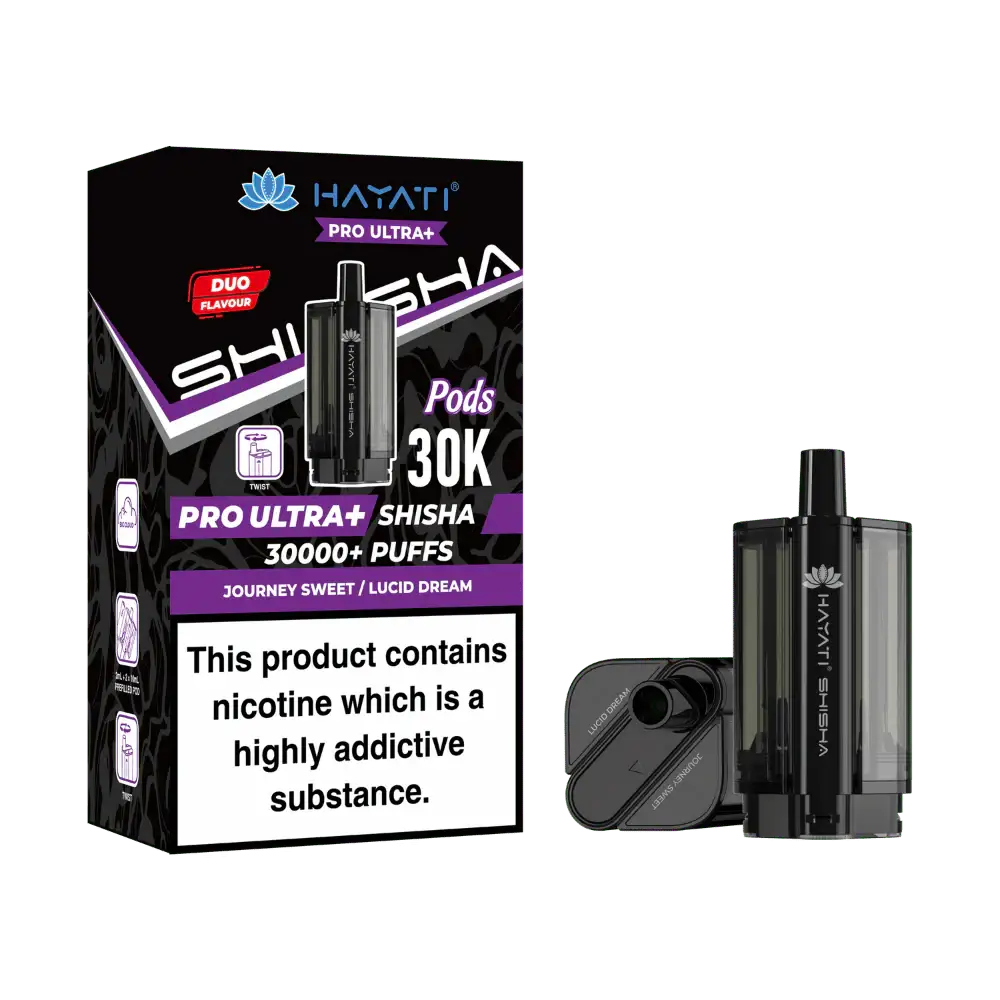 Hayati® Pro Ultra+ Shisha 30000+ Pod (5mg)