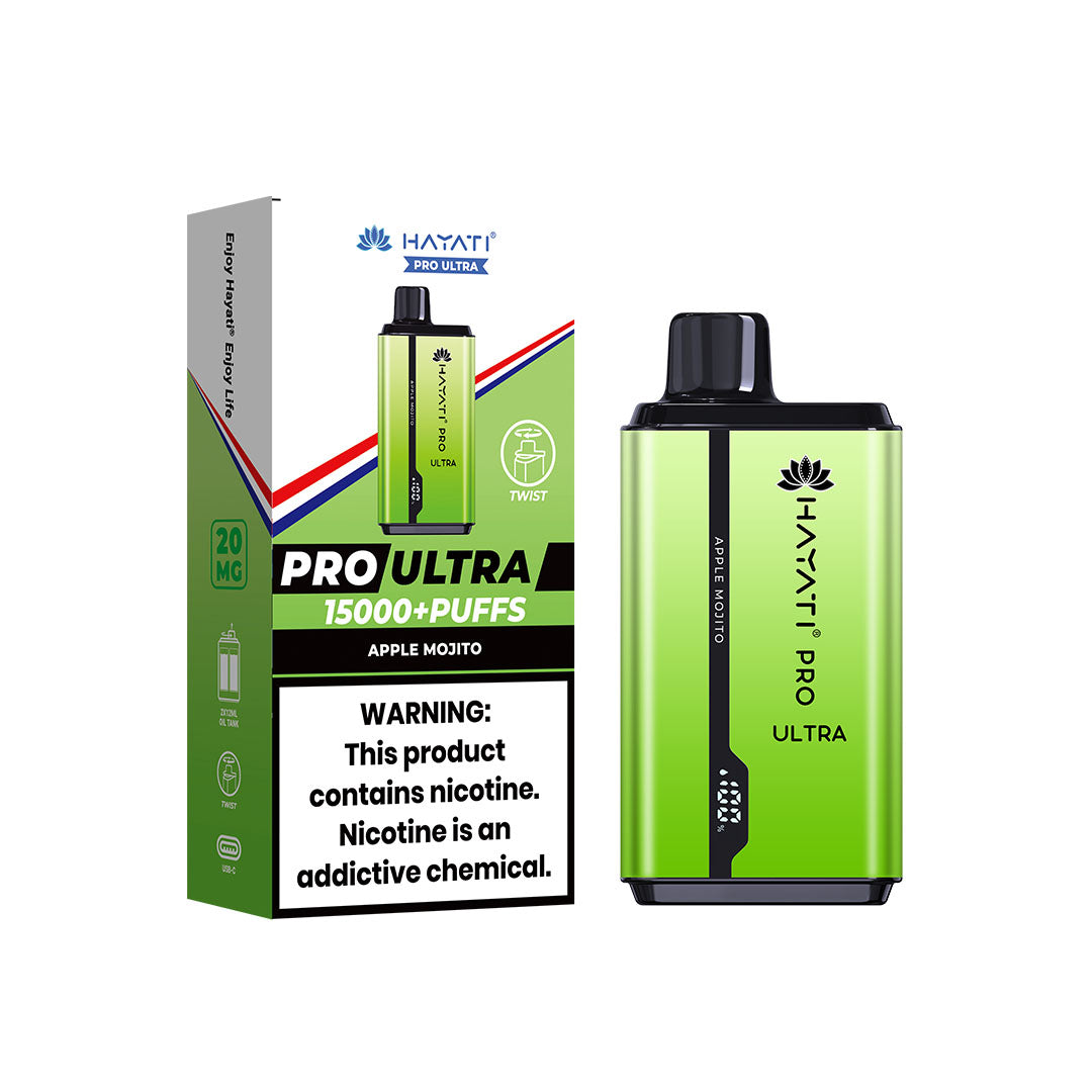 Hayati Pro Ultra 15000+ Puff 0MG