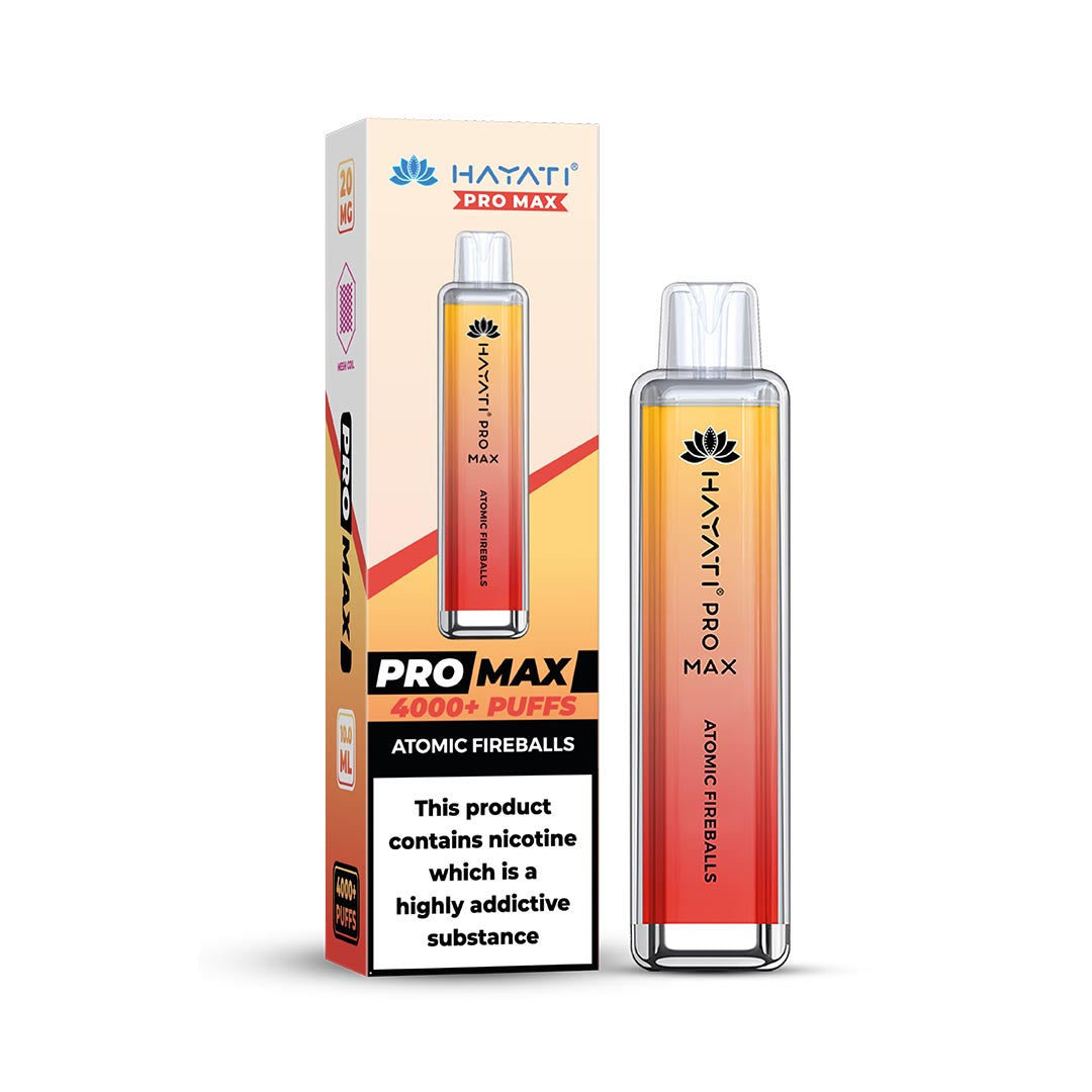 Hayati® Pro Max Disposable 4000+ Vape Kit Puffs (50mg)