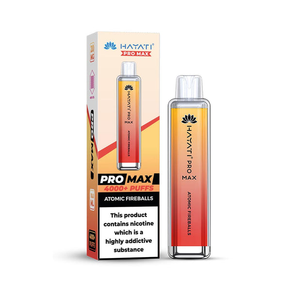 Hayati® Pro Max Disposable 4000+ Vape Kit Puffs (50mg)