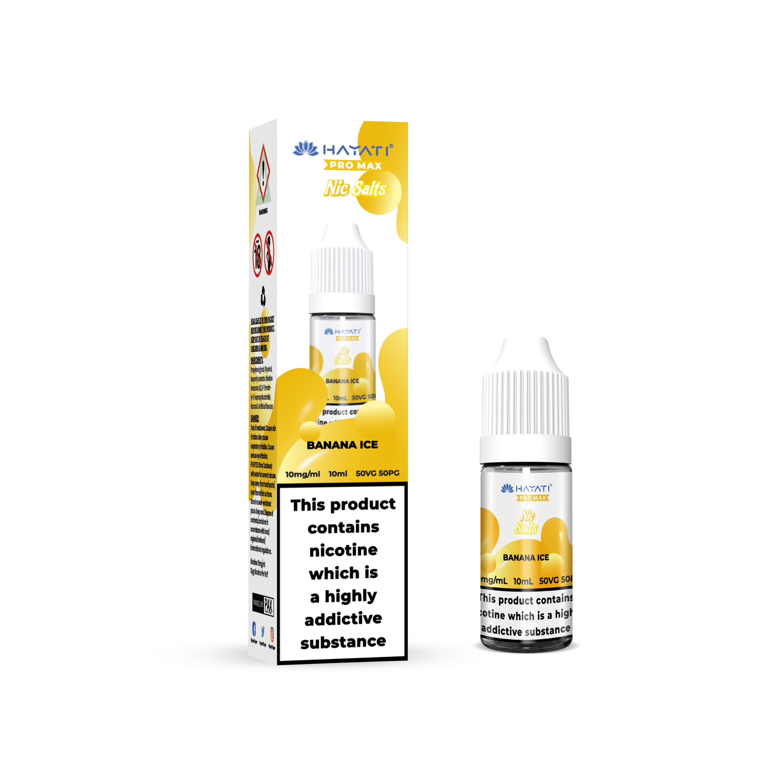 Hayati® Pro Max Nic Salts (10mg)