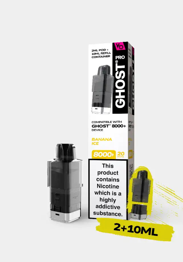Ghost® 8000+ Prefilled Pods (20mg)