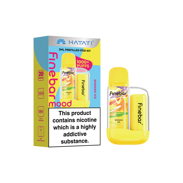 Hayati® Finebar Mood 2ml Prefilled Pod System (20mg)