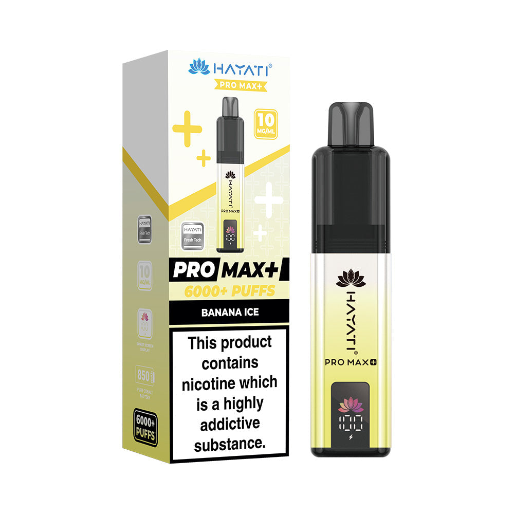 Hayati® Pro Max+ 6000+ Vape Kit (10mg)