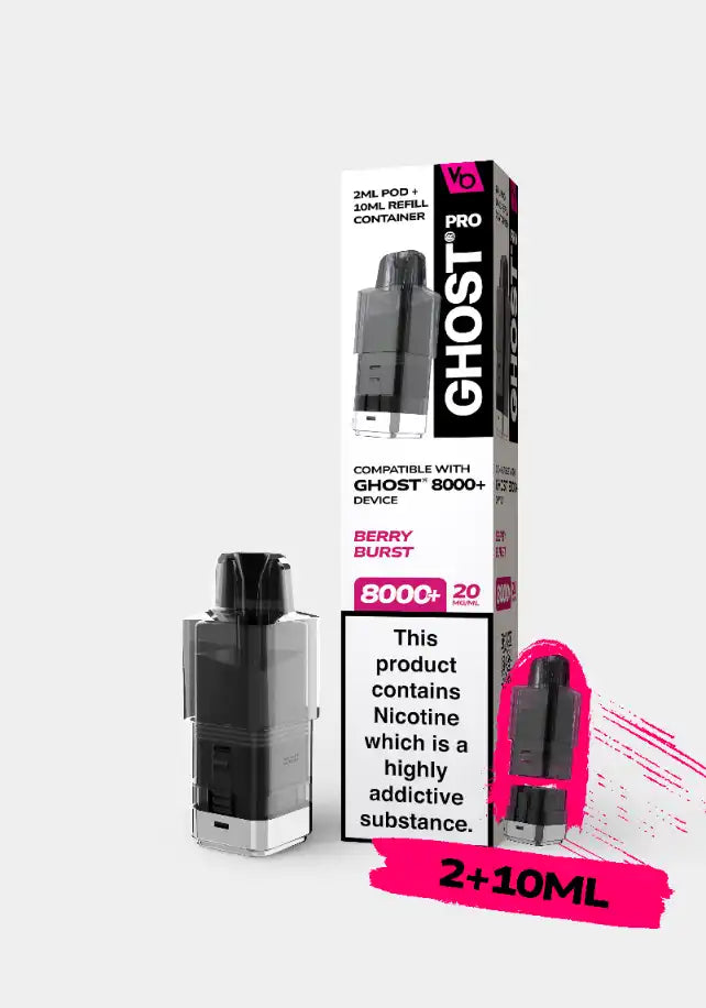 Ghost® 8000+ Prefilled Pods (20mg)