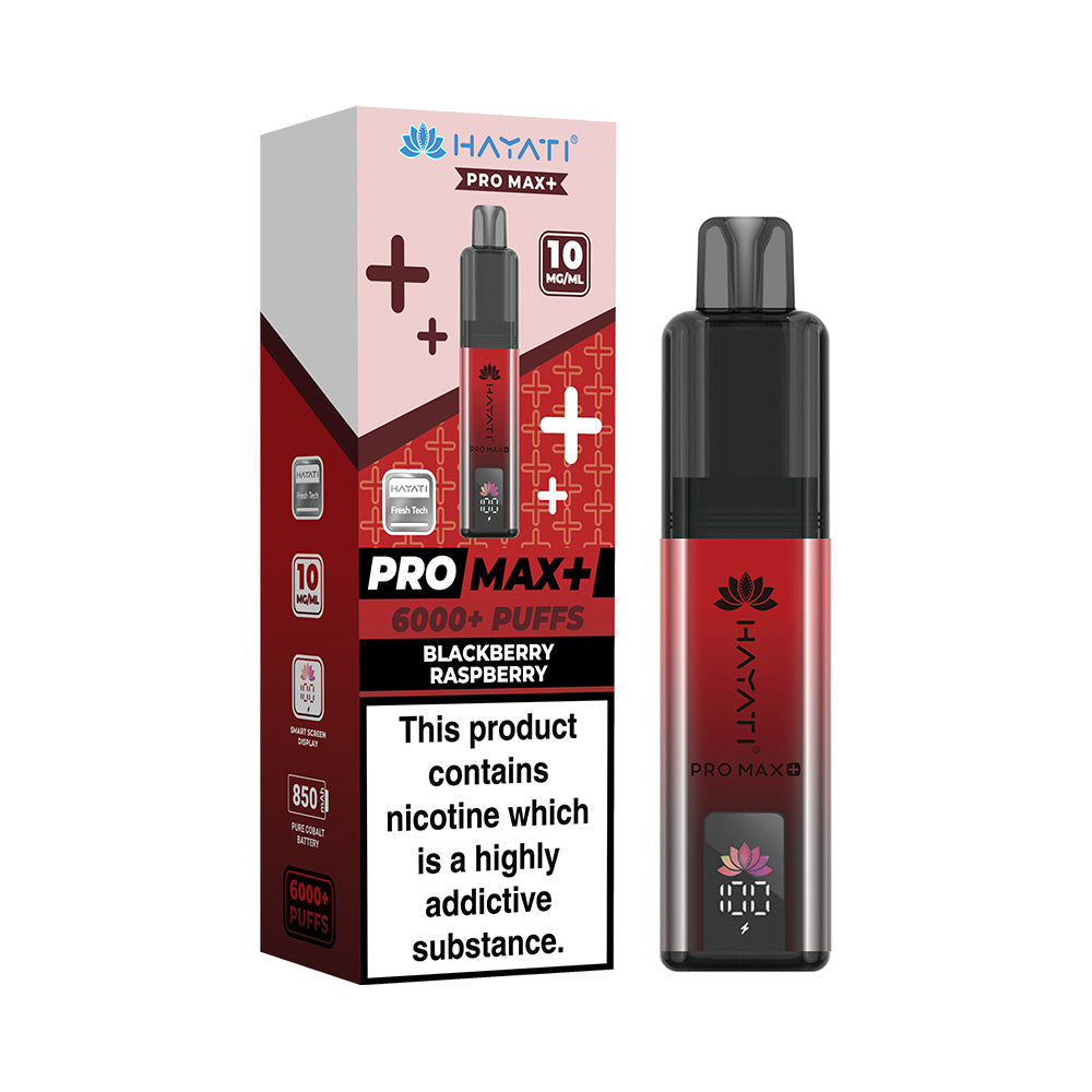 Hayati® Pro Max+ 6000+ Vape Kit (10mg)
