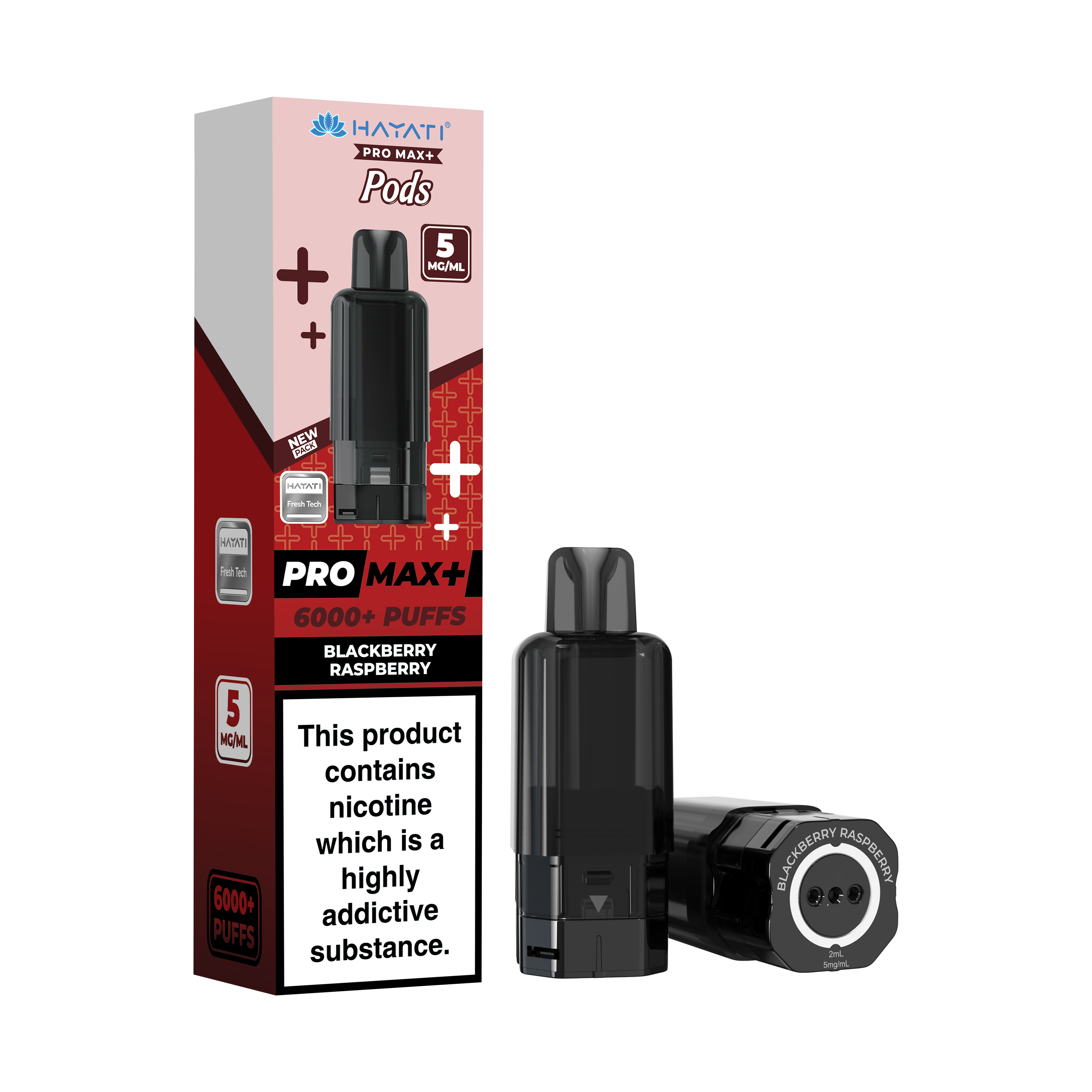 Hayati® Pro Max+ 6000+ Pods (5mg)