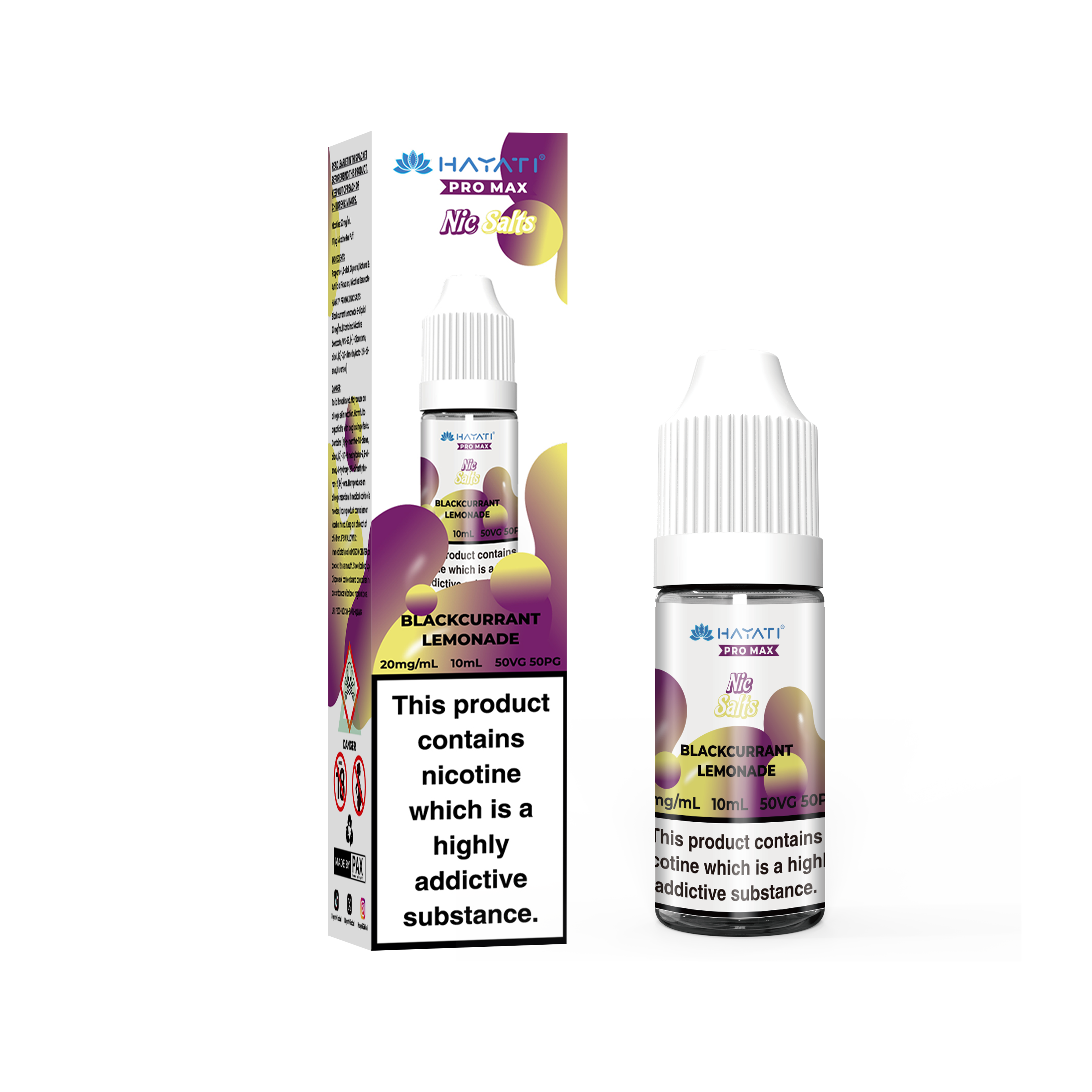Hayati® Pro Max Nic Salts (20mg)