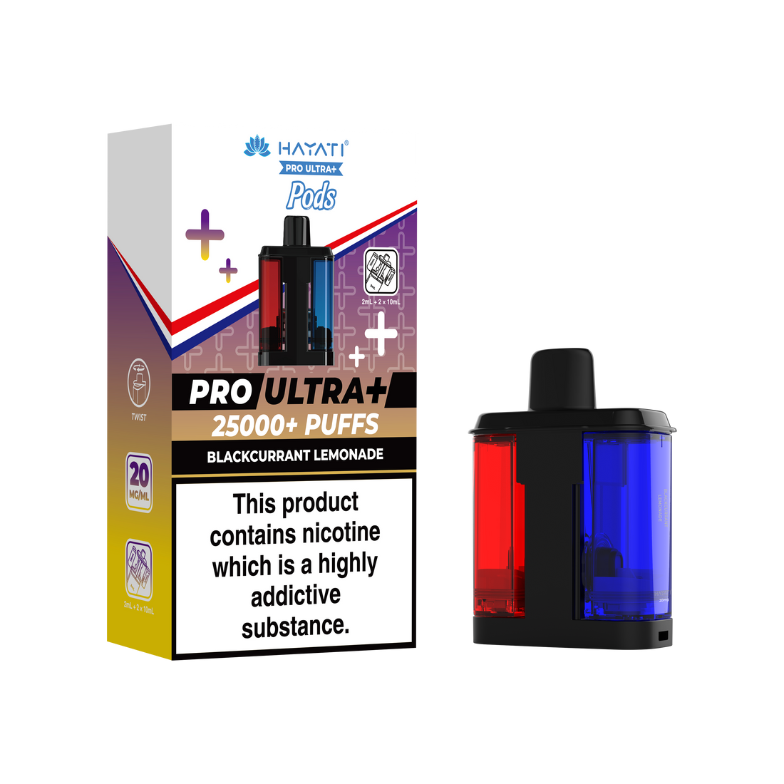 Hayati® Pro Ultra+ 25K Prefilled Pods (20mg)