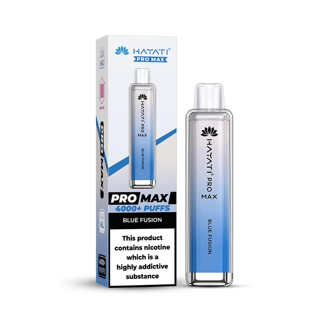 Hayati® Pro Max Disposable 4000+ Vape Kit Puffs (50mg)