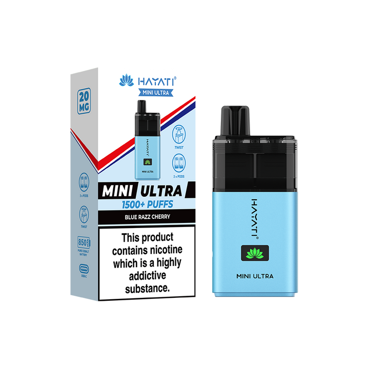 Hayati® Mini Ultra 1500+ Vape Kit (20mg)