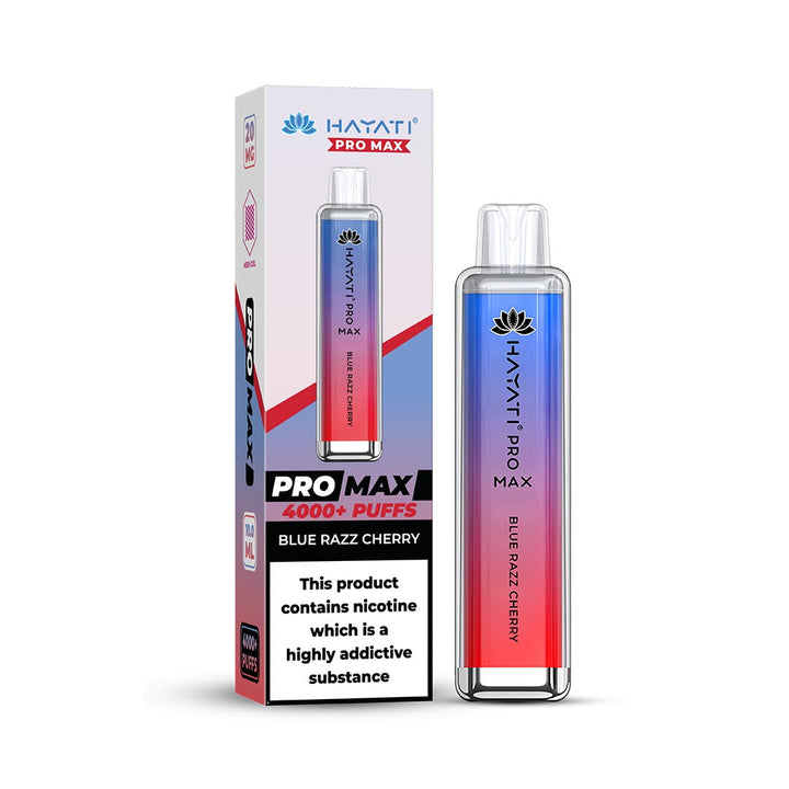 Hayati® Pro Max Disposable 4000+ Vape Kit Puffs (50mg)
