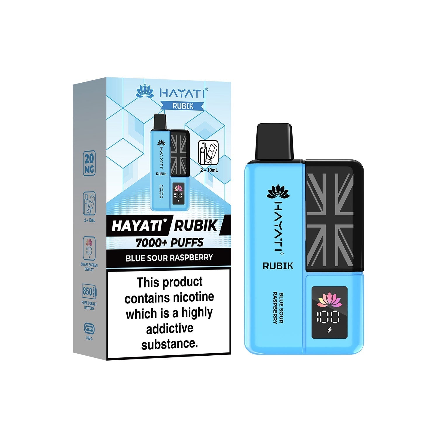 Hayati® Rubik Reusable Vape Kit (20mg)