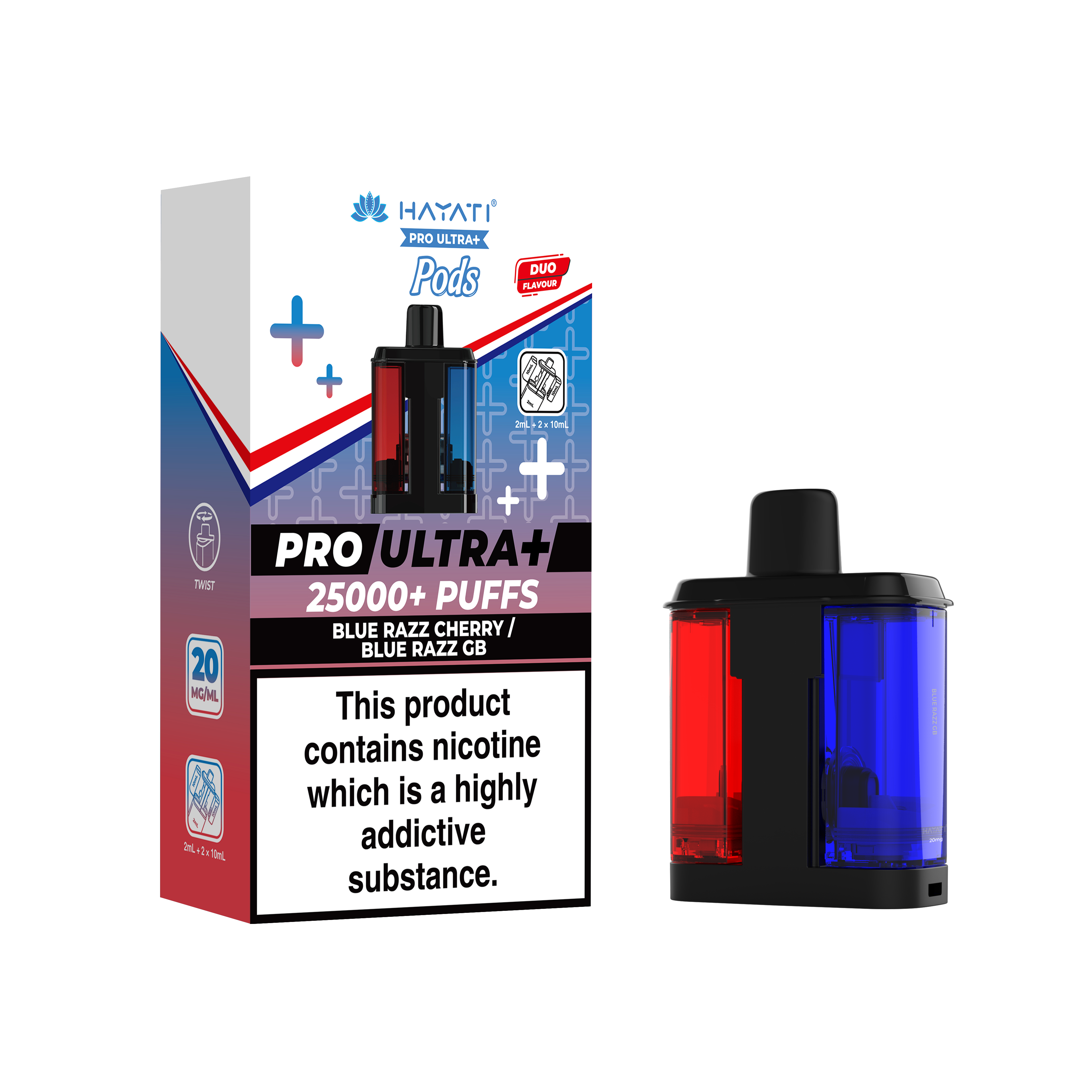 Hayati® Pro Ultra+ 25K Prefilled Pods (20mg)