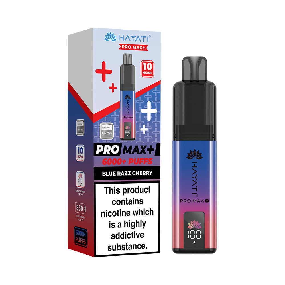 Hayati® Pro Max+ 6000+ Vape Kit (10mg)