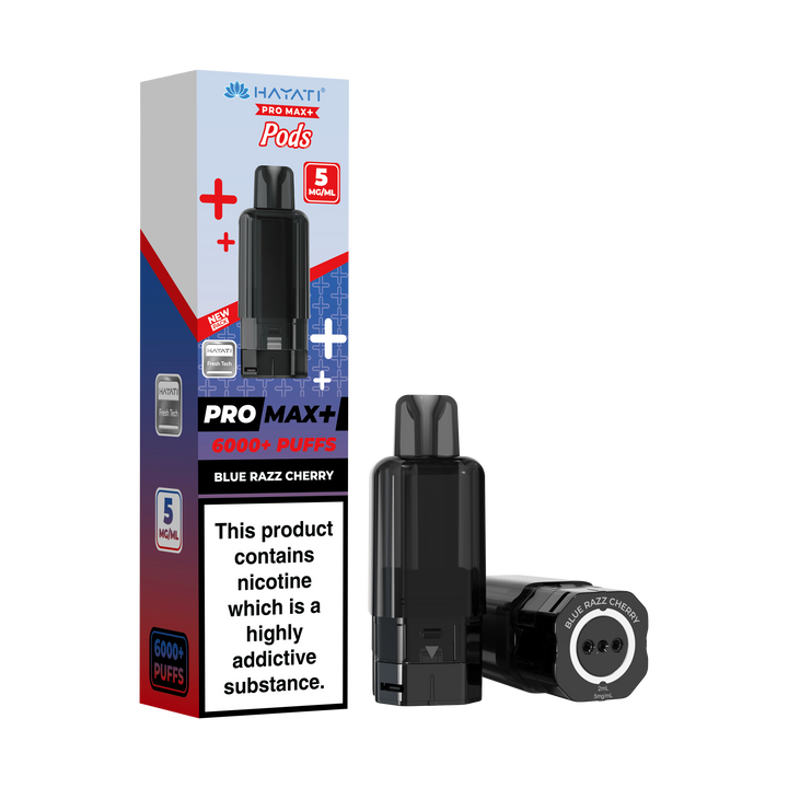 Hayati® Pro Max+ 6000+ Pods (5mg)