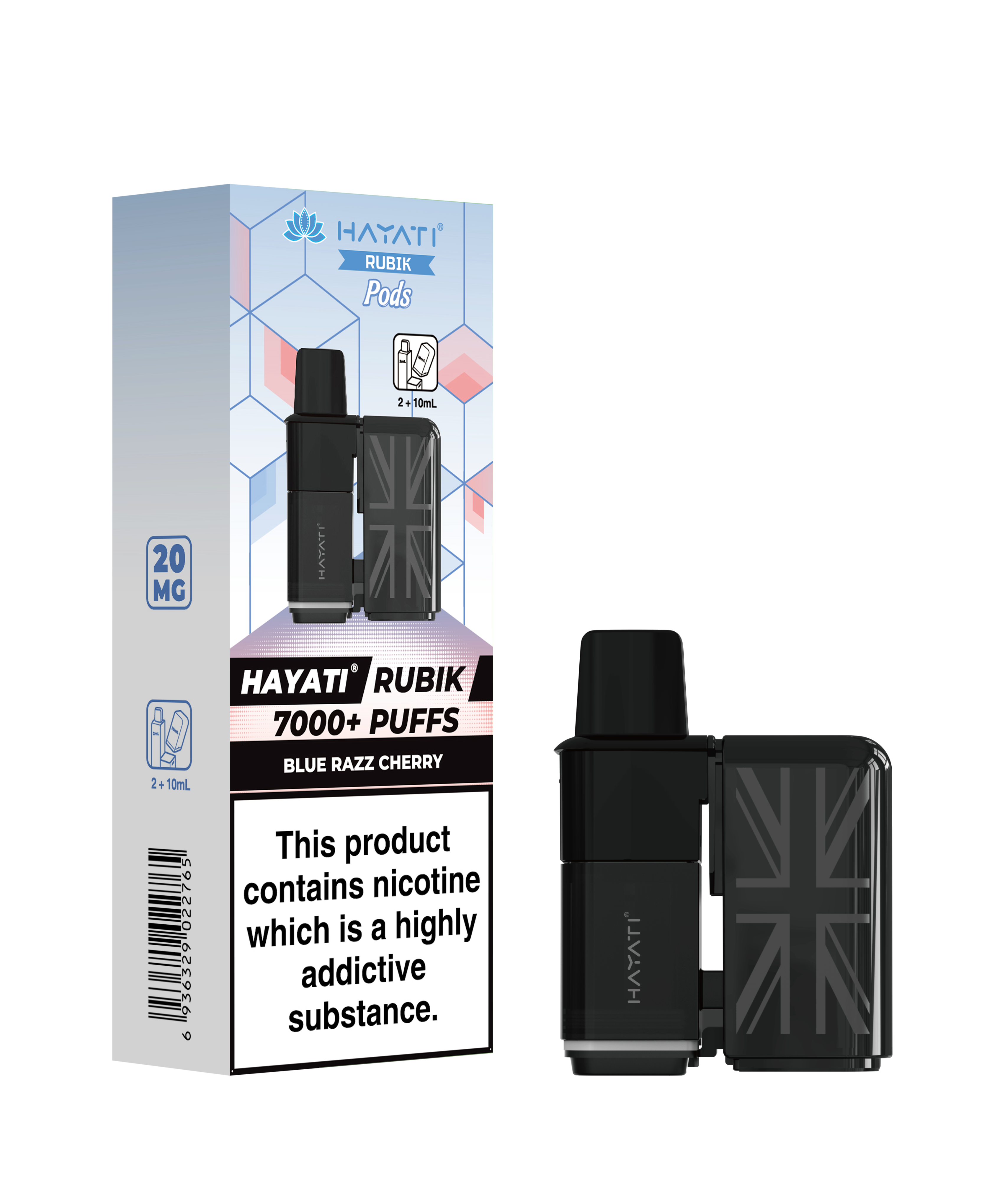 Hayati® Rubik Refillable Pods (20mg)