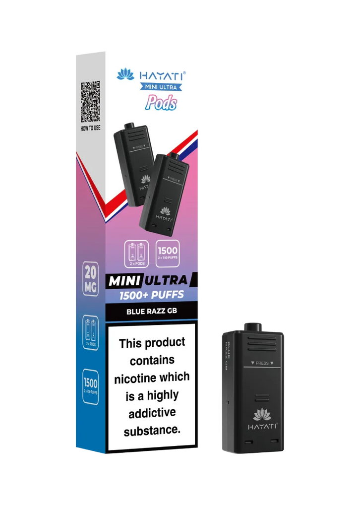 Hayati Mini Ultra 1500 Prefilled Pods