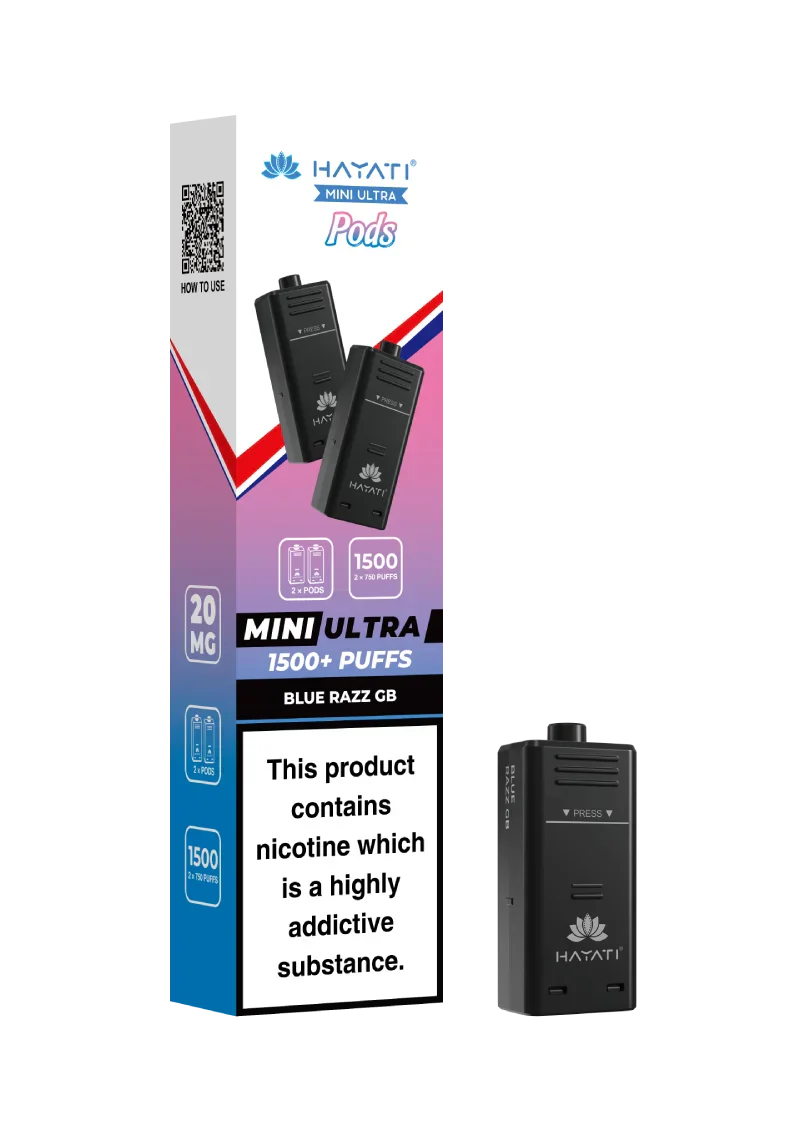 Hayati® Mini Ultra 1500+ Prefilled Pods (20mg)