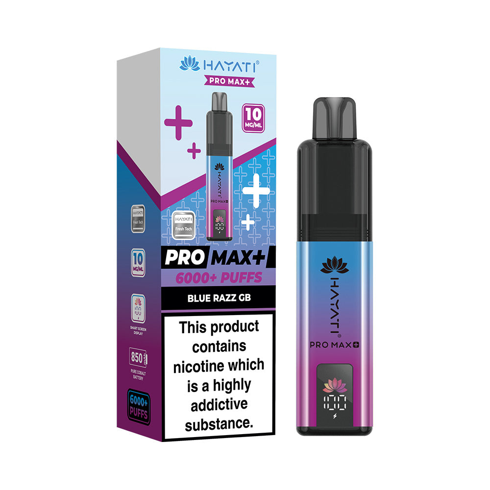 Hayati® Pro Max+ 6000+ Vape Kit (10mg)