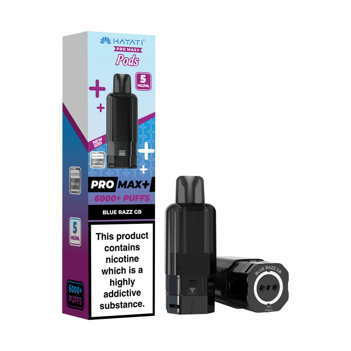 Hayati® Pro Max+ 6000+ Pods (5mg)