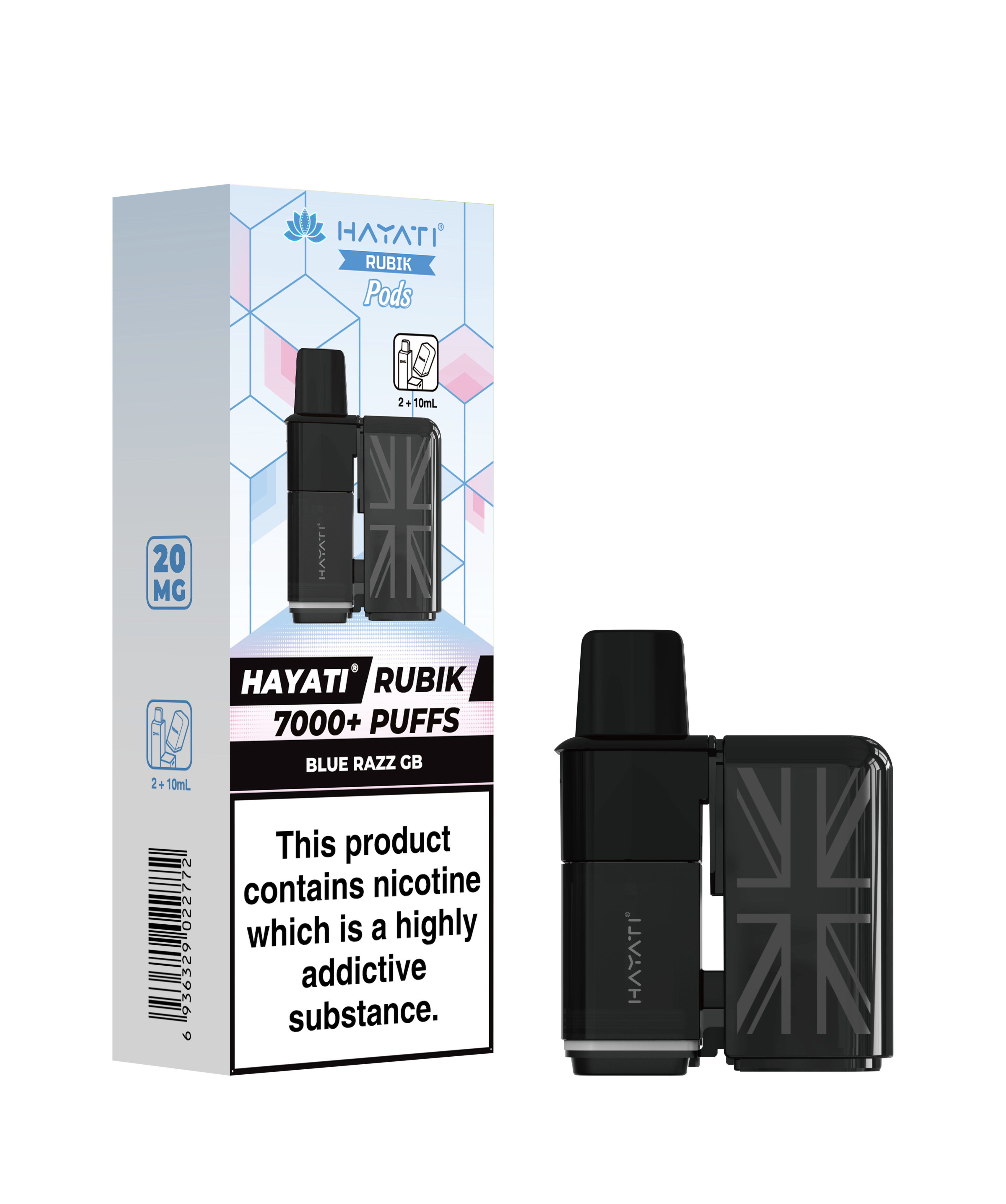 Hayati® Rubik Refillable Pods (20mg)