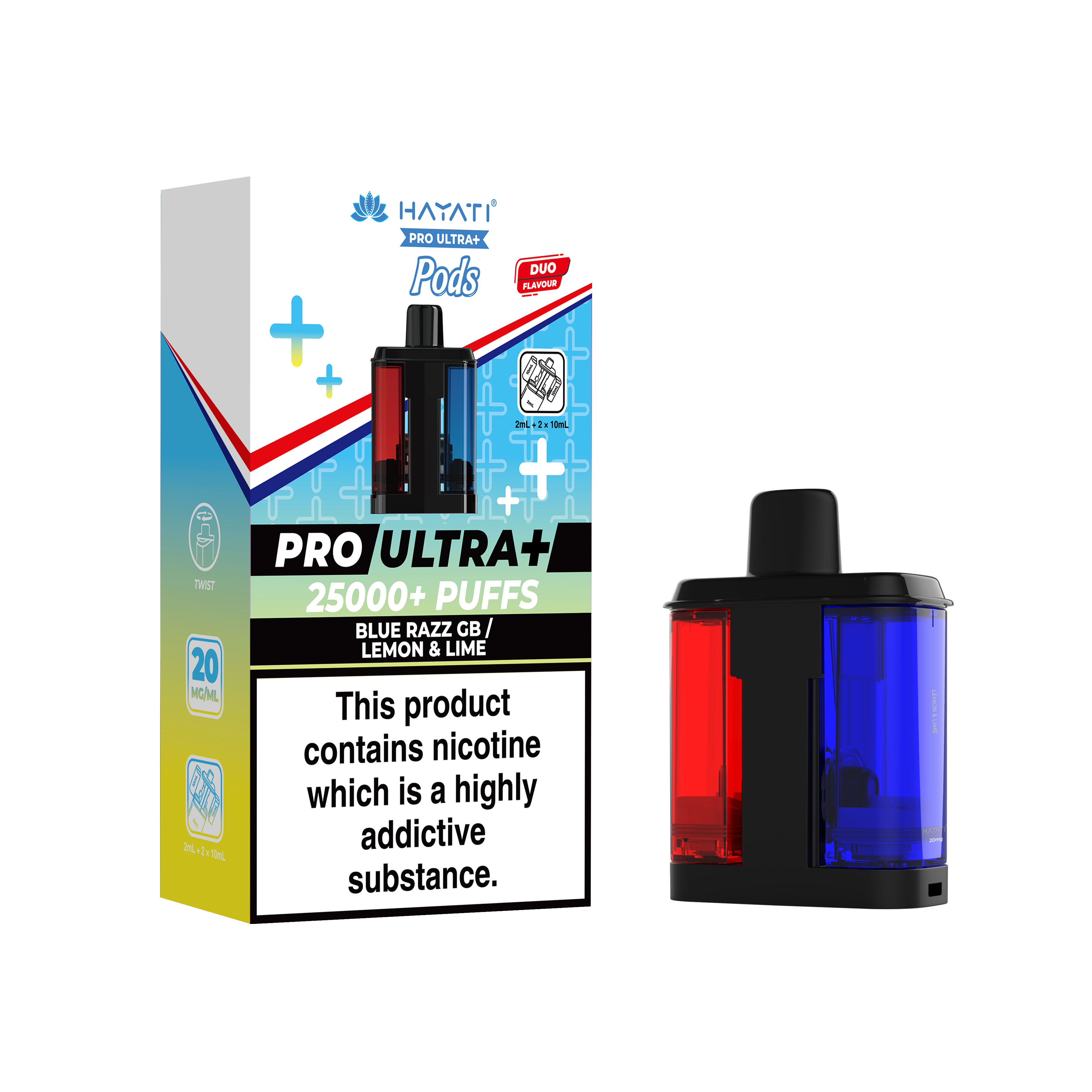 Hayati® Pro Ultra+ 25K Prefilled Pods (20mg)