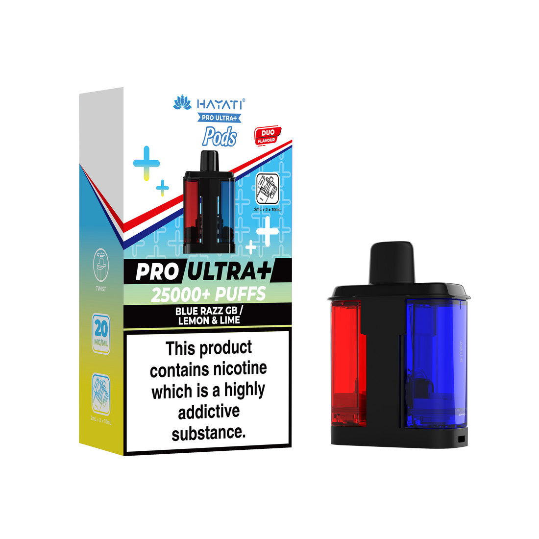 Hayati® Pro Ultra+ 25K Prefilled Pods (20mg)