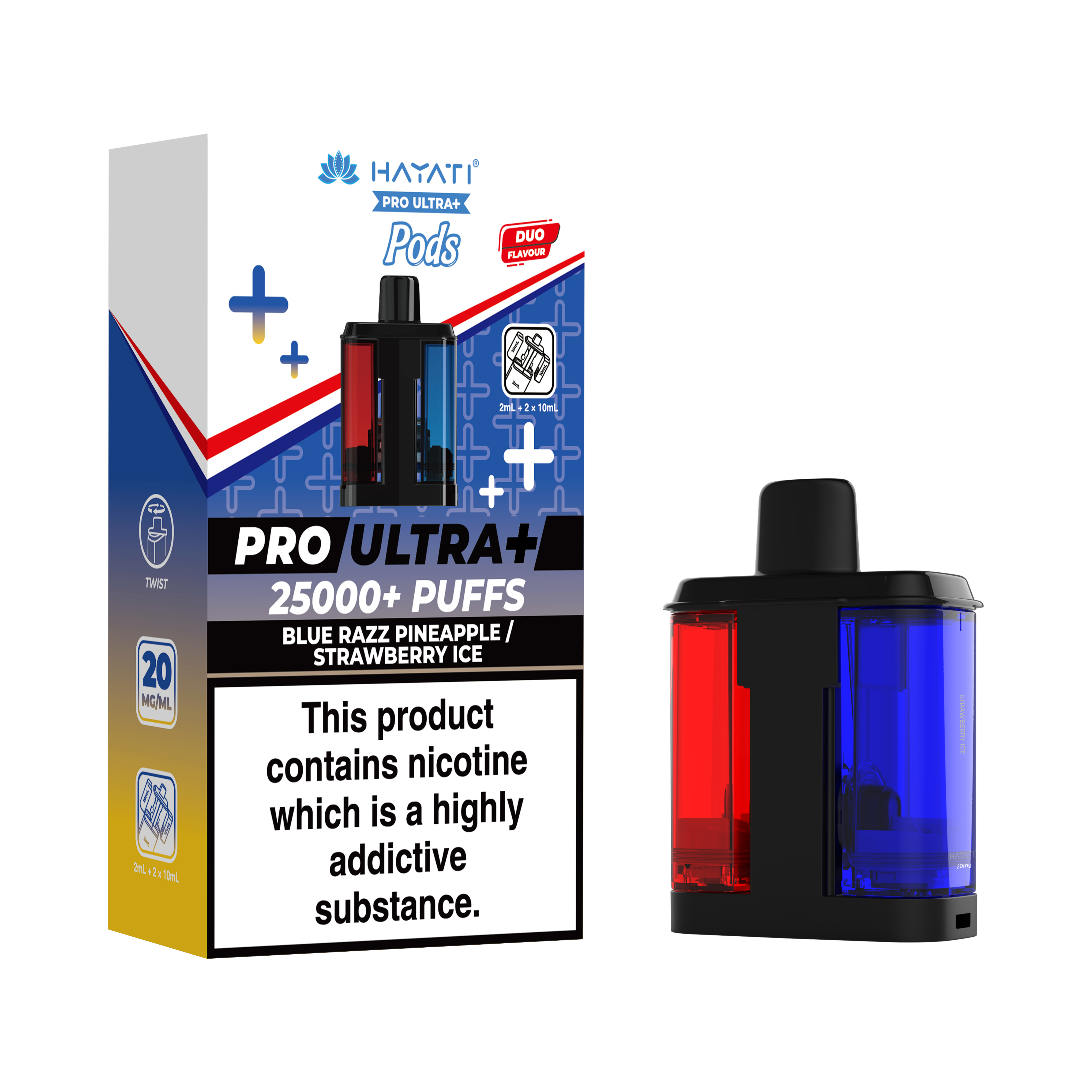Hayati® Pro Ultra+ 25K Prefilled Pods (20mg)