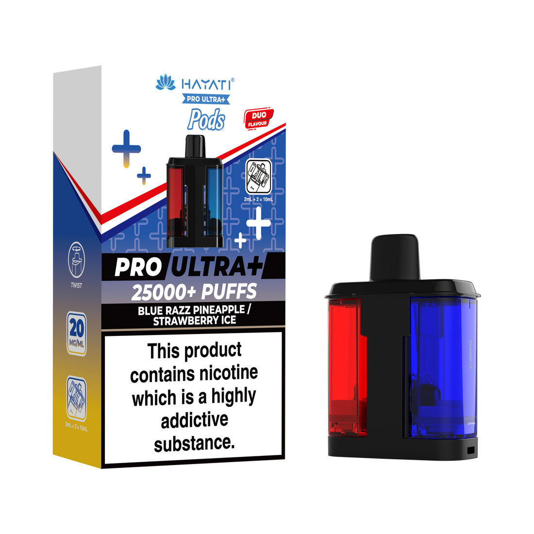 Hayati® Pro Ultra+ 25K Prefilled Pods (20mg)