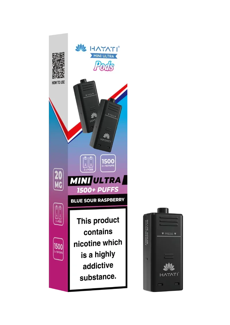 Hayati® Mini Ultra 1500+ Prefilled Pods (20mg)