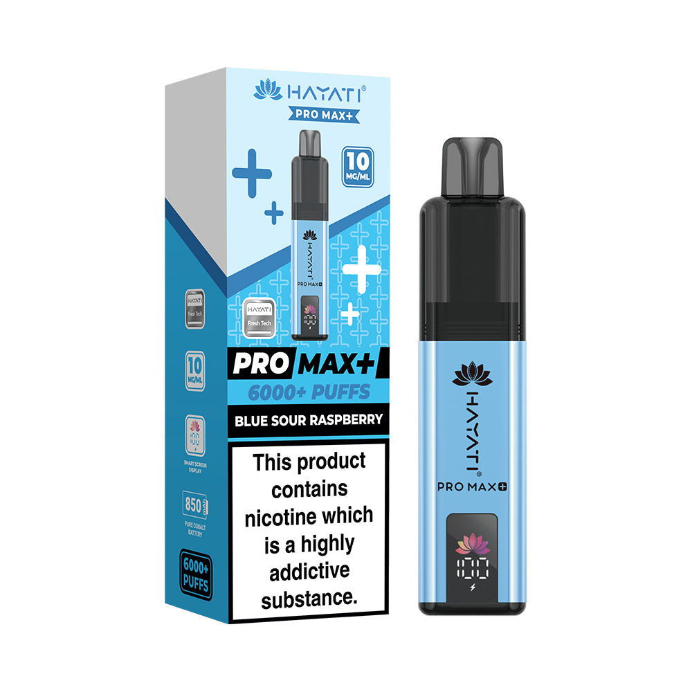 Hayati® Pro Max+ 6000+ Vape Kit (10mg)