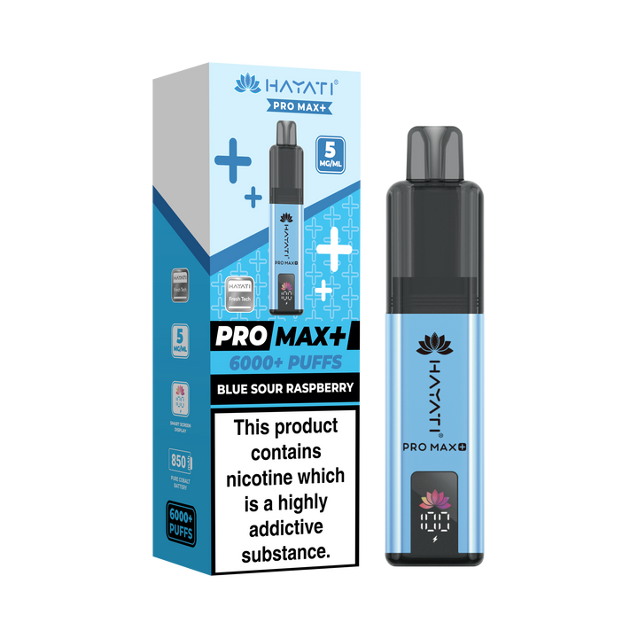 Hayati® Pro Max+ 6000+ Vape Kit (5mg)