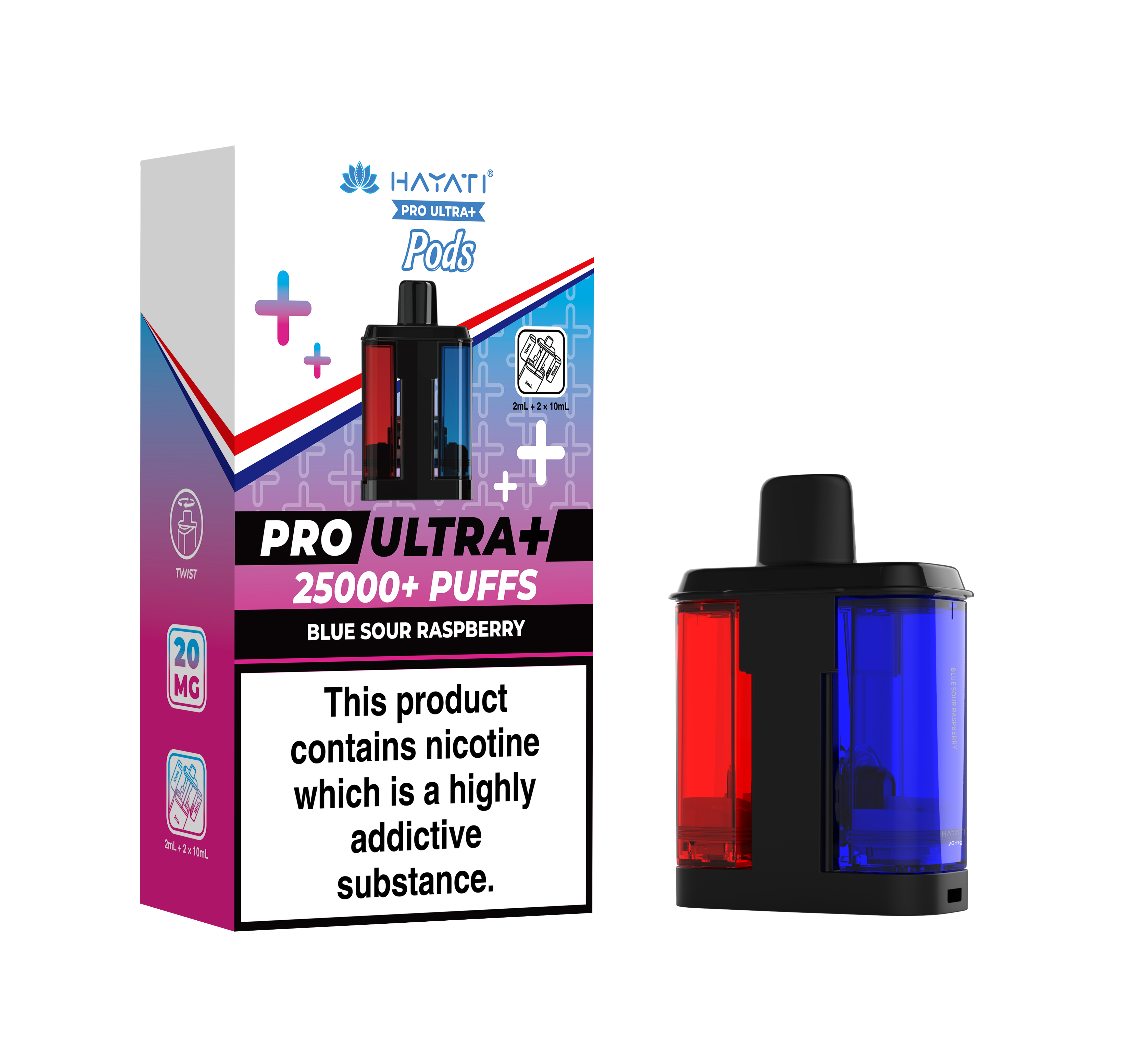 Hayati® Pro Ultra+ 25K Prefilled Pods (20mg)