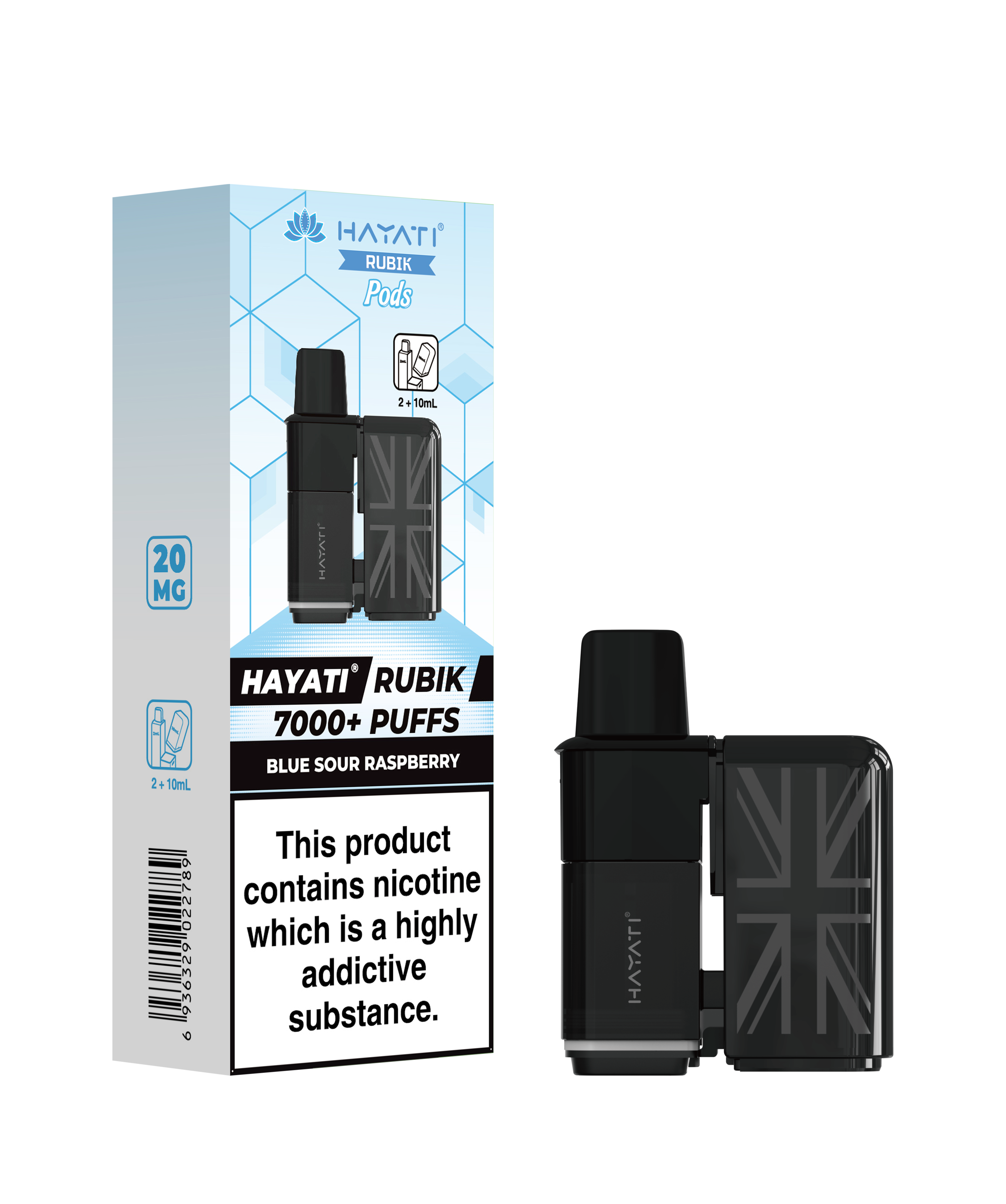 Hayati® Rubik Refillable Pods (20mg)