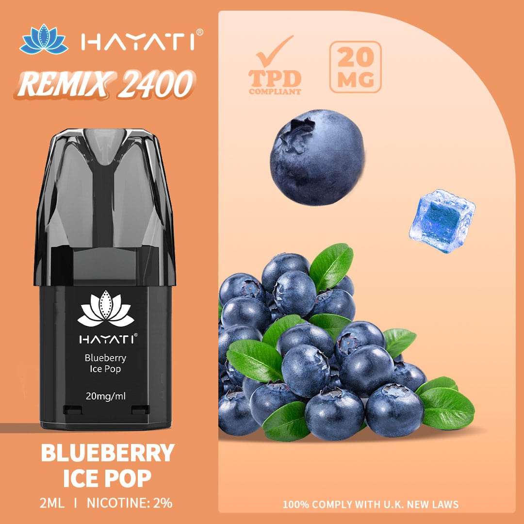Blueberry Ice pop