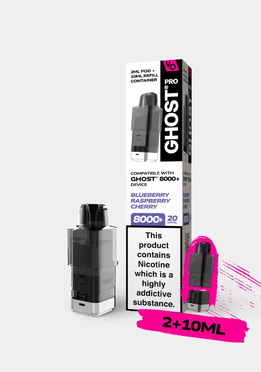 Ghost® 8000+ Prefilled Pods (20mg)