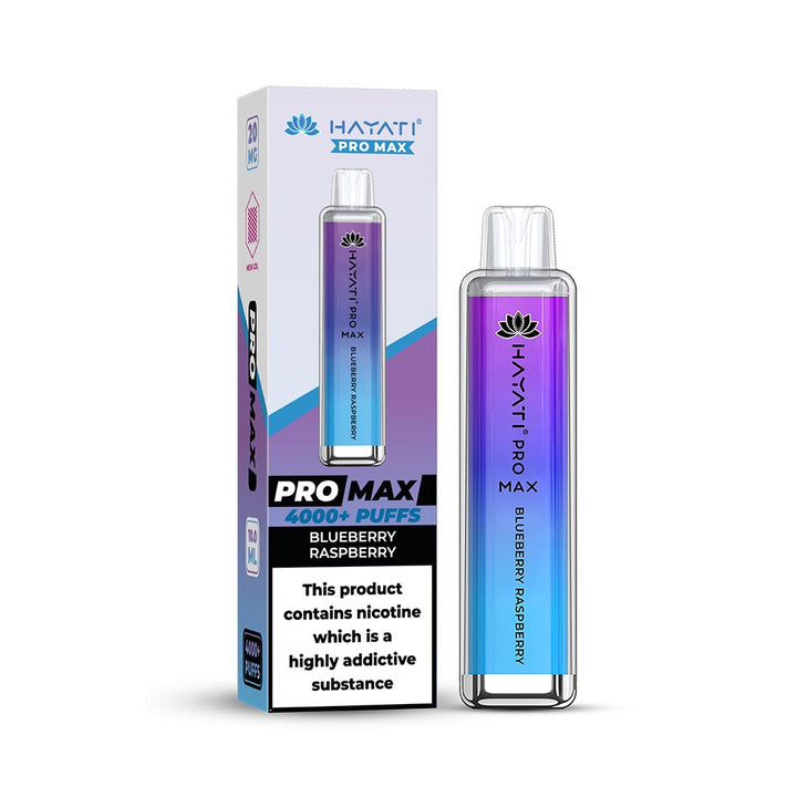 Hayati® Pro Max Disposable 4000+ Vape Kit Puffs (50mg)