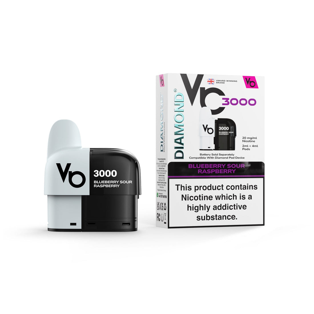 Vapes Bars Diamond 3K Pod (Germany)