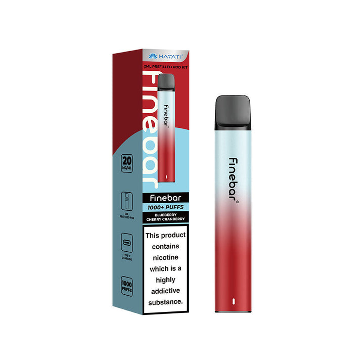 Hayati® Finebar 1000+ Vape Kit (20mg)