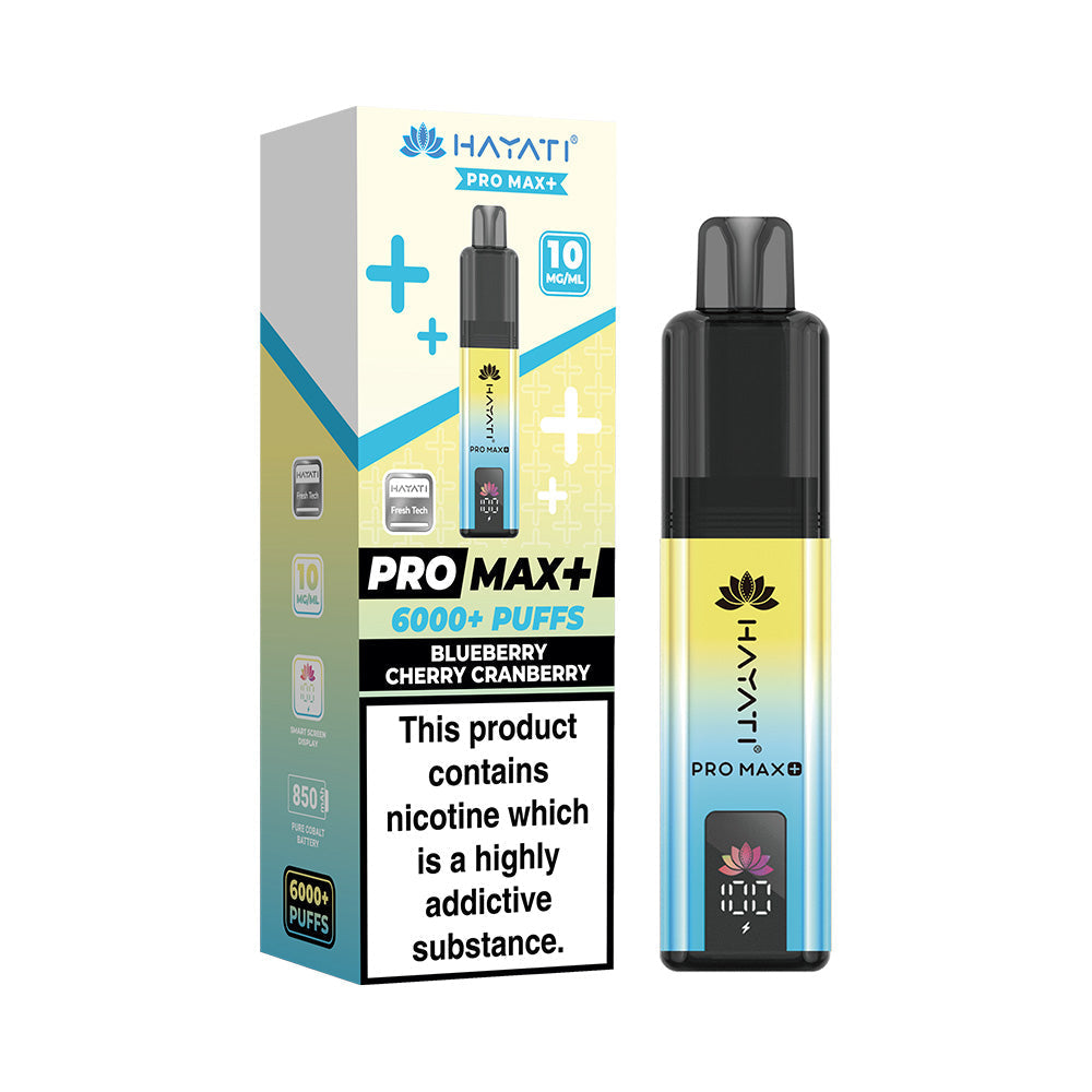 Hayati® Pro Max+ 6000+ Vape Kit (10mg)