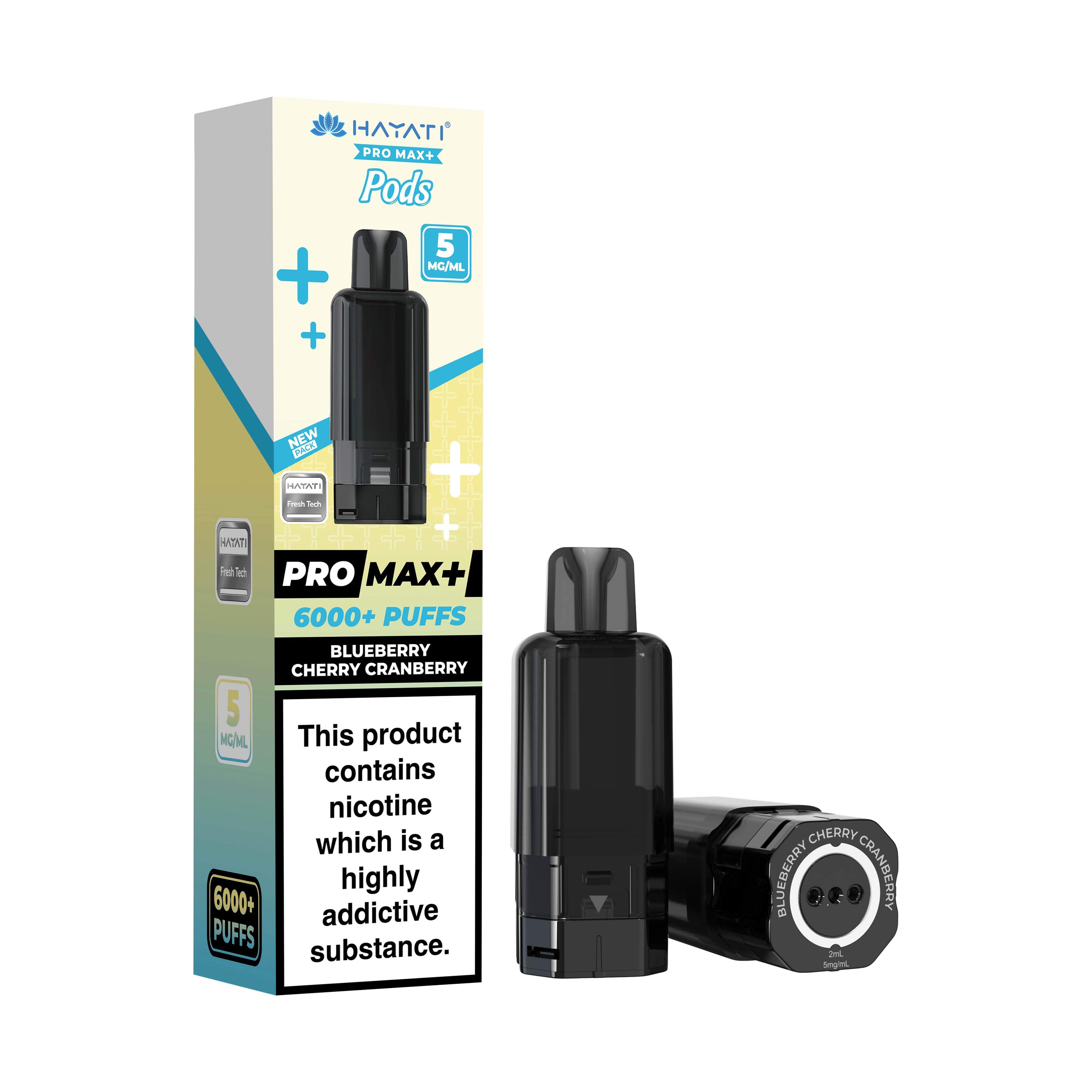 Hayati® Pro Max+ 6000+ Pods (5mg)