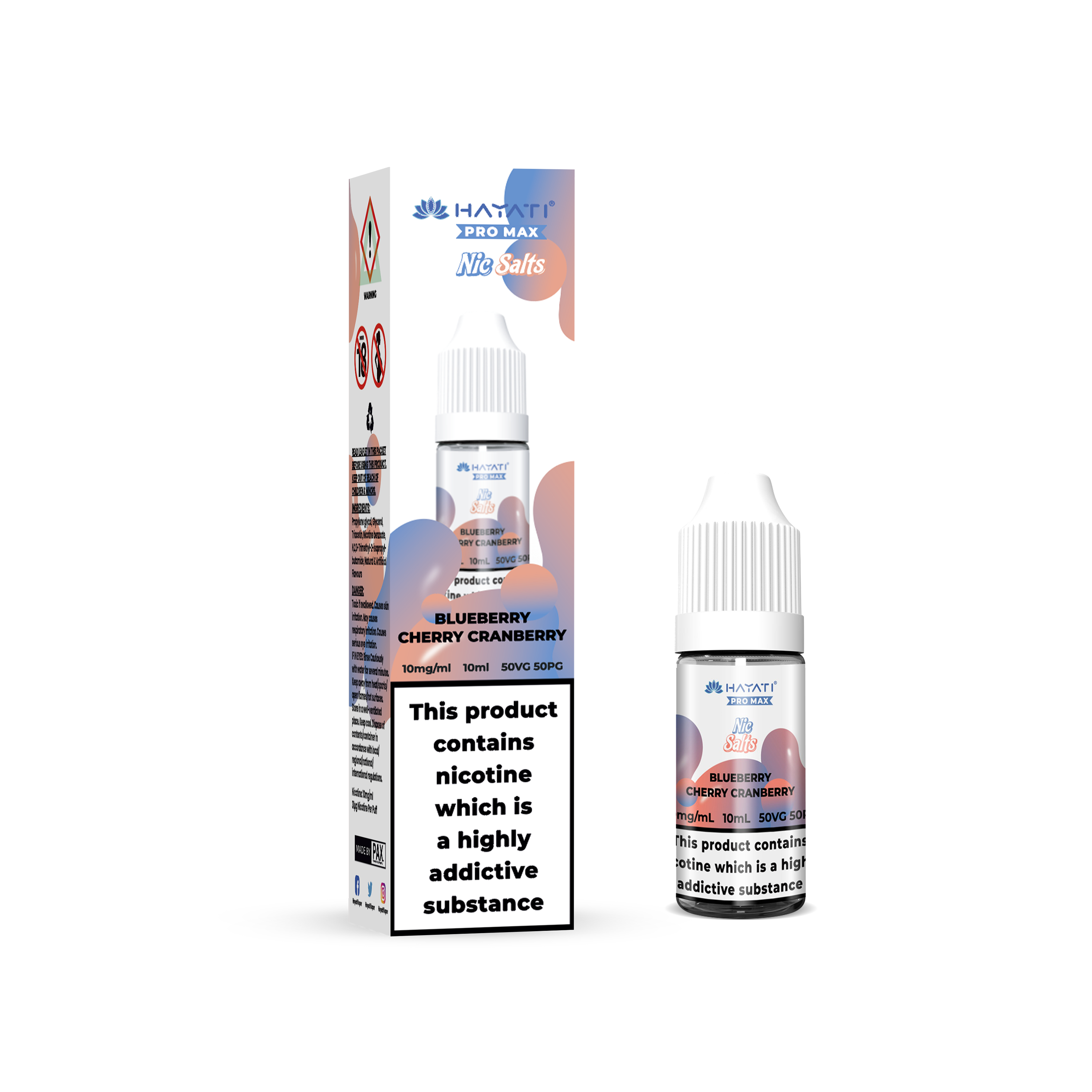 Hayati® Pro Max Nic Salts (10mg)