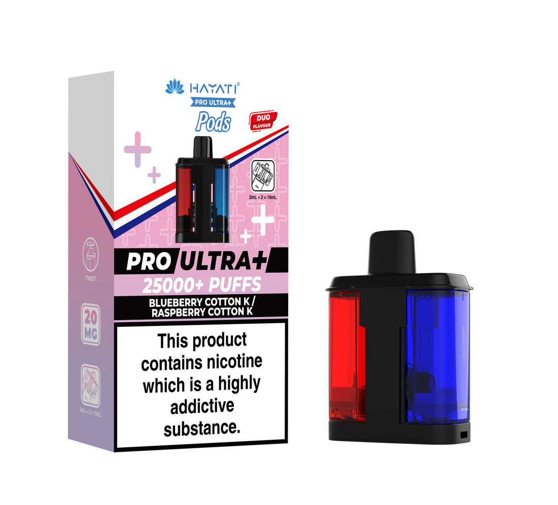 Hayati® Pro Ultra+ 25K Prefilled Pods (20mg)