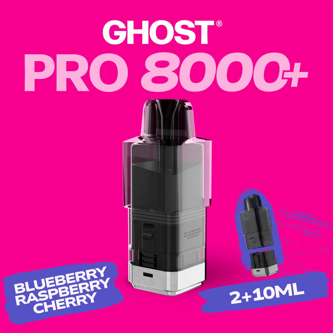 Ghost Pro 8000+ 2ml Pods