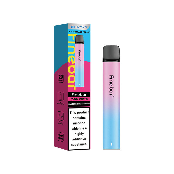 Hayati® Finebar 1000+ Vape Kit (20mg)