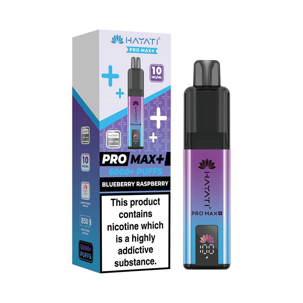 Hayati® Pro Max+ 6000+ Vape Kit (10mg)