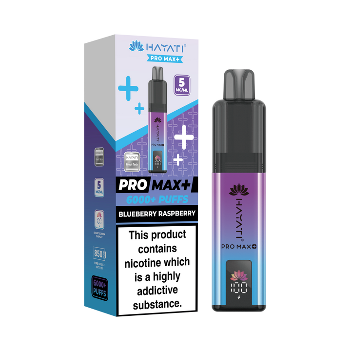 Hayati® Pro Max+ 6000+ Vape Kit (5mg)